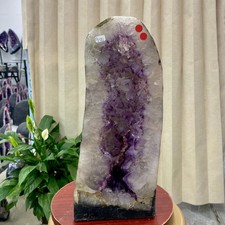 19.81LB Natural agate Amethyst geode quartz cluster crystal Cathedral specimen picture