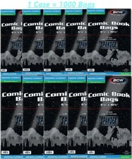1000 (Case) BCW Current Modern Resealable 2-Mil Polypropylene Comic Book Bags picture