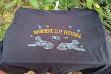 NEW 2025 Nowhere Else Festival Unisex T-Shirt Size 3XL/XL/L/M & S Over the Rhine picture