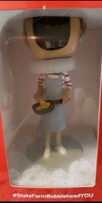 NEW State Farm Bobblehead You Cook Chef Frying Pan Eggs Figure Original Box picture