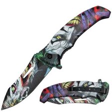 The Joker Fantasy Double Sided Printed Handle Assist-Open JK 6417-1 4.5 picture