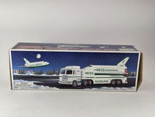 Vintage 1999 Hess Toy Truck And Space Shuttle With Satellite Brand New In Box picture