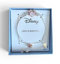 Disney Love Is Bowtiful Valentines Minnie Mouse Bolo Adjustable Bracelet NEW picture