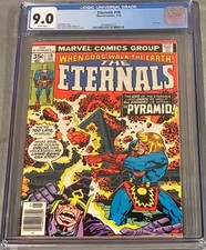 RARE THE ETERNALS #19 CGC 9.0 LAST ISSUE 1/1978 MARVEL COMICS JACK KIRBY picture