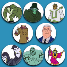 Scooby Doo Season 2 Villains Button 8-Pack Set Mystery Machine Shaggy picture