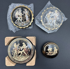 Ancient Greece Greek Scenes - Set of 6 w/ holder Ceramic Coasters + Pill Jar +2 picture