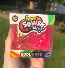 🔥VIRAL IrreSquishTible Kool Kube Pink Glitter Squishy Cube, NEW, Five Below picture