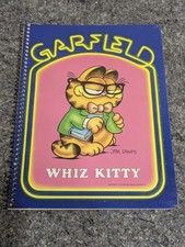 Vintage 1980's Garfield Whiz Kitty Glasses Mead 60 Sheet Wide Ruled Notebook 80s picture