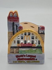 World's Largest McDonald's Vinita Oklahoma Ceramic Tea Light Candle Holder... picture