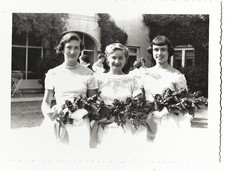 ANOAKIA SCHOOL ARCADIA CA Vintage Photo Pretty Girls 1950s Dress Fashion Names picture