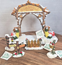 VTG Silvestri Charming Tails Squashville Village 5 pc Accessory Lot Dean Griff picture