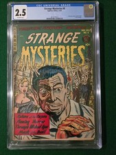 STRANGE MYSTERIES #8 CGC 2.5 Superior 1952 Pre Code DEVIL COVER  picture