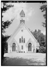 Mitchellville Maryland Holy Family Church 1970s Front Elevation Steeple picture