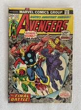 The Avengers #122 Marvel Comics Apr 1974 Bronze Age Thor Iron Man Black Panther picture