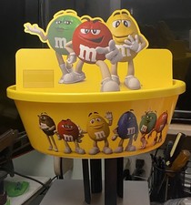 M&Ms CANDY BOWL CVS STORE DISPLAY COLLECTIBLE 12.5” W X 4.5” tall New picture