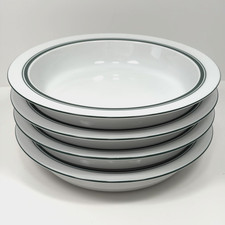 Lot of 4 Green Dansk Bistro Christianshavn Rimmed Soup Salad Bowls 8