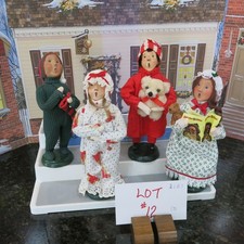 Vintage 4 Byers Choice Kids $110 (Lot 12) from 1985, 2011, Talbots 2000 picture
