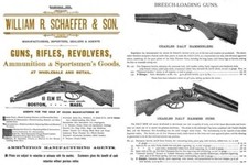 William R. Schaefer c1885, Boston, MA Gun Catalog picture