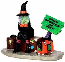 Retired 2014 Lemax Spooky Town Stranded Witch picture