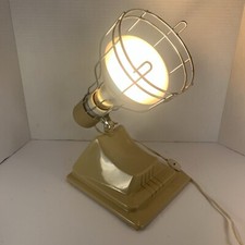 Vtg Working GE Sunlamp Kit Adjustable Model #RSK-5 W/ Safety Cage~Atomic~Retro picture