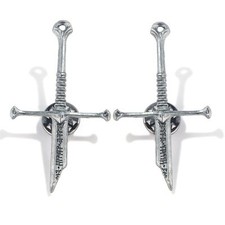 2PC LOTR Narsil Broken Sword pins - The Lord of the Rings - Good Luck Sword P... picture