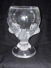 Lalique Bagheera Claw Crystal Bowl Made In France Signed by Artist Excellent picture