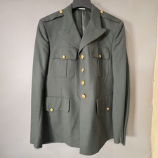 Vintage US Army Class A Green Uniform Coat 42R Maryland Clothing DSCP Wool picture