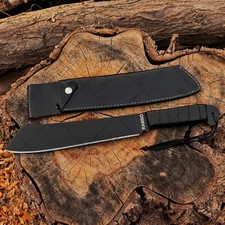 Handmade Rambo IV Machete:  John Rambo Movie Replica Knife with Leather Sheath picture