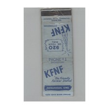 Matchbook Cover Radio Station KFNF Shenandoah IA picture