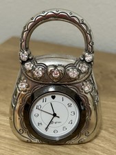 Vintage Brighton Purse Onality Desk Clock Bag Mini Home Office Needs Battery  picture