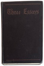 Thomas Mann Three Essays 1929 First Edition Hardcover Alfred A Knopf Vintage picture