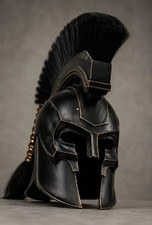 The Odysseus King Agamemnon Warrior Helmet Replica, Halloween Costume Gift Item picture