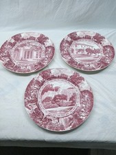 3 University of California Berkeley Campus Vintage Plates Set of 3 First Edition picture