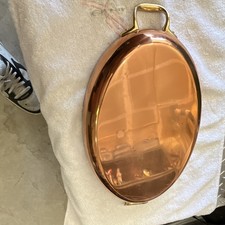 Bongusto Italian 12 inch copper pan oval picture
