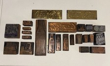Vintage Coca-Cola Letterpress Printing Blocks Plates Lot 1938-1947 1950 Coke picture