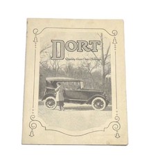 Dort Motor Car Company Flint Michigan Early 1900's Price Guide Brochure Fold Out picture