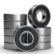 10PCS 6001-2RS Ball Bearings 12x28x8mm Double Rubber Sealed Pre-Lubricated picture