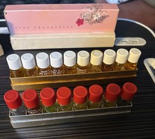 Avon Sales Rep Fragrance Sampler Kits Featuring Miniature Glass Bottle Vintage picture