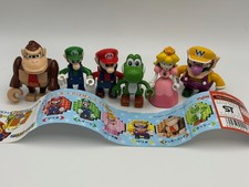 Yujin 2000 Nintendo Super Mario Capsule Gashapon Kubrick Figure Set of 6 picture