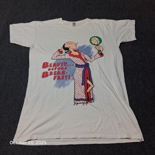 Vintage Nite Lite Popeye Olive Oyl Sleep Shirt White Beauty Before Breakfast picture
