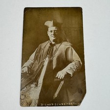 1911 Sent RPPC Real Photo Postcard of BISHOP SCHREMBS Toledo Ohio Polish Message picture