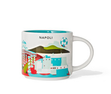 STARBUCKS YOU ARE HERE COLLECTION  Italy Napoli CERAMIC COFFEE MUG NEW BOX picture