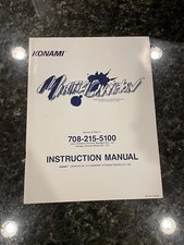 Konami Martial Champion Arcade Instruction Manual picture