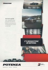 2005 Bridgestone Potenza Tire Full Page Print Ad Original u picture