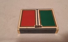 VTG Duratone Plastic Coated Playing Cards 2 Decks picture