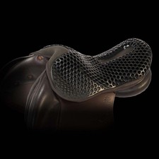 Acavallo Dressage Saddle Pad Black 2003 20mm Natural Gel Equestrian Horse Tack picture