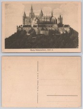 Burg Hohenzollern Castle Germany Vintage Postcard H. Sting Tübingen picture