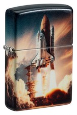 Zippo 3062, Space Shuttle Lift Off 540 Design, 2-Sided Lighter, NEW picture
