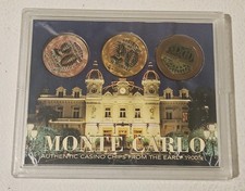 monte carlo authetic casino chips from the early 1900's Societe De Monaco Rare picture