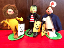 3 Annalee Mobilitee Halloween Trick or Treat Dolls 7